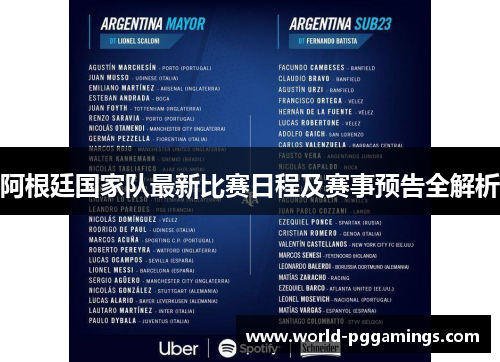 阿根廷国家队最新比赛日程及赛事预告全解析